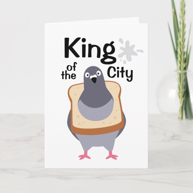 Pigeon - König der Stadt Karte (Vorderseite)