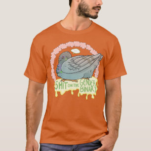 Pigeon mag die Geschlechterbinäre nicht T-Shirt