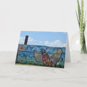 Pigeon mural - Detroit, Michigan Karte