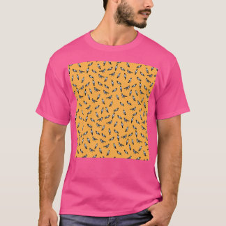 Pigeon Pattern On Yellow 3 T-Shirt