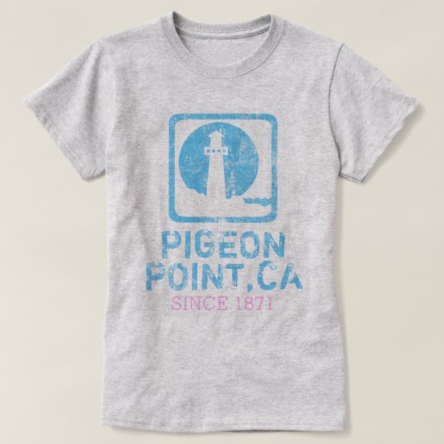Pigeon Point California DS T-Shirt (Design vorne)