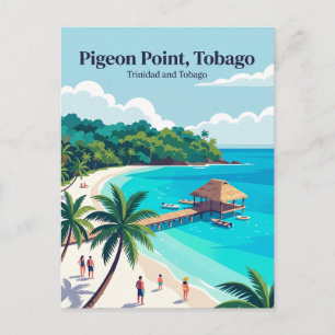 Pigeon Point Heritage Park Trinidad und Tobago Postkarte