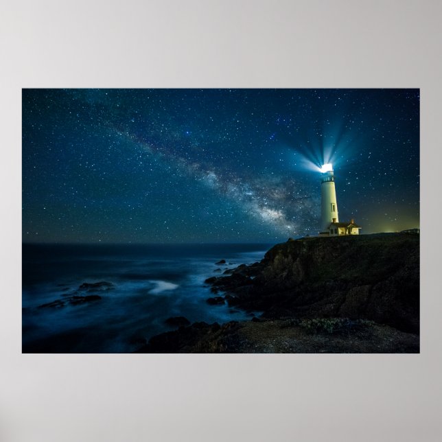 Pigeon Point Light Station California Poster (Vorne)