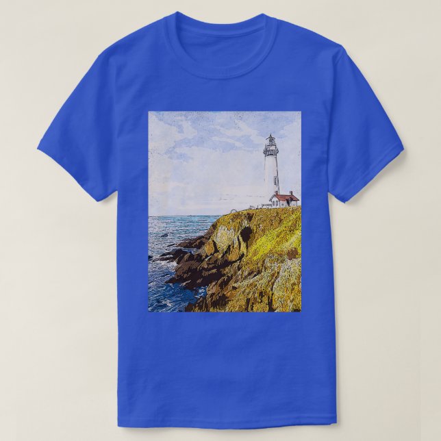 Pigeon Point Lighthouse 12 T-Shirt (Design vorne)