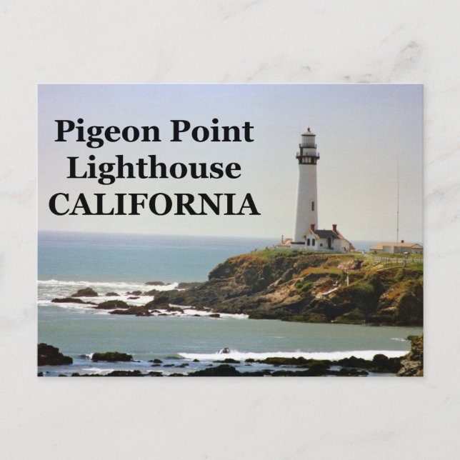 Pigeon Point Lighthouse, California Postcard Postkarte (Vorderseite)