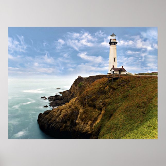 Pigeon Point Lighthouse | Kalifornien Poster (Vorne)