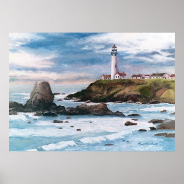 Pigeon Point Lighthouse Poster (Vorne)