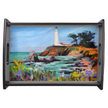 Pigeon Point Lighthouse Serviertablett