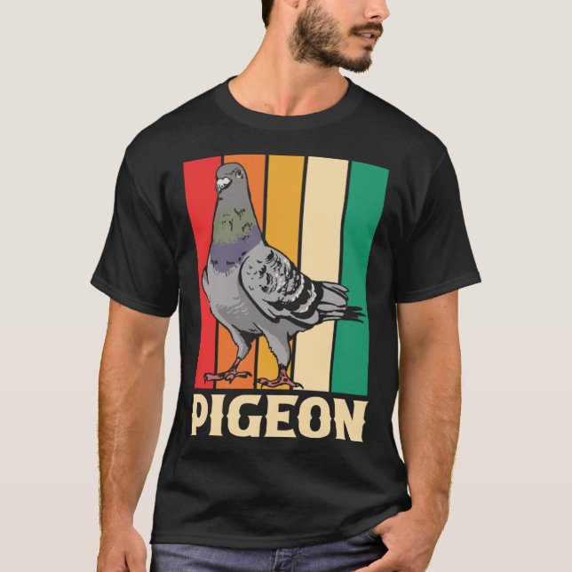 Pigeon Racing Birding Birdwatching Birdwatcher Ret T-Shirt (Vorderseite)