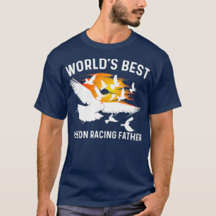 Pigeon Racing Geschenk für Vater Männer Homing Tau T-Shirt