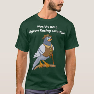 Pigeon Racing Gifts Men Grandpa Vatertag T-Shirt
