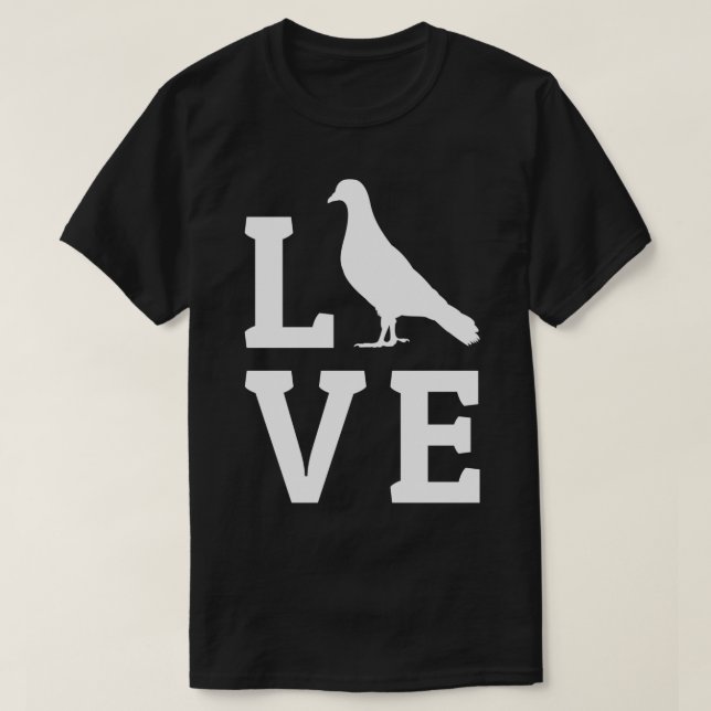 Pigeon Racing Lover Züchter Fancier Zucht Funny T-Shirt (Design vorne)