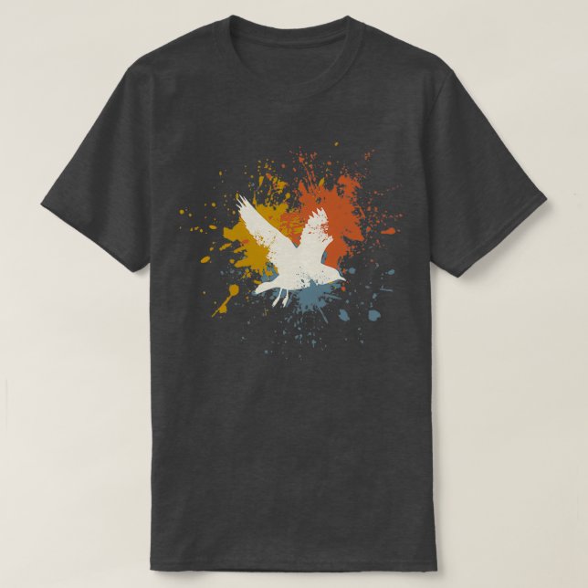 Pigeon Retro 1 T-Shirt (Design vorne)