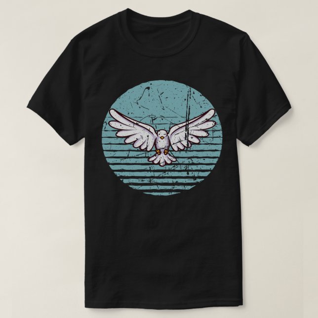 Pigeon Retro Geschenk T-Shirt (Design vorne)