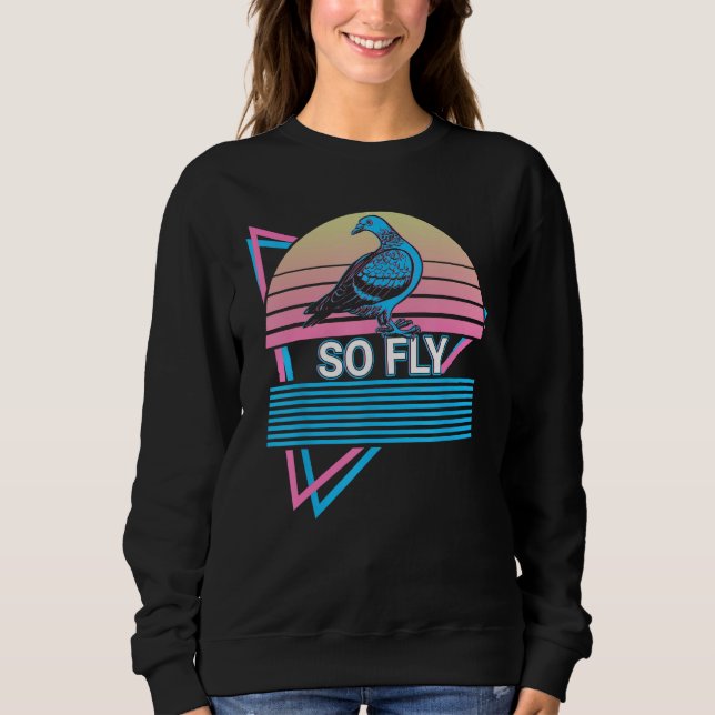 Pigeon Retro So Fly Sweatshirt (Vorderseite)