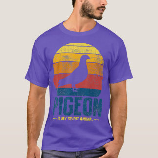 Pigeon Retro Vintag T-Shirt