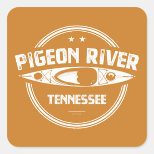 Pigeon River, Tennessee Quadratischer Aufkleber