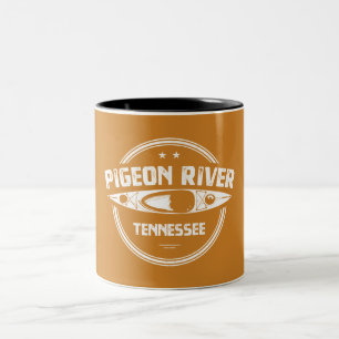 Pigeon River, Tennessee Zweifarbige Tasse