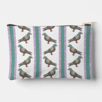 Pigeon Streifen Zipper Pouch