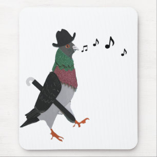 Pigeon Über Stadt Mousepad