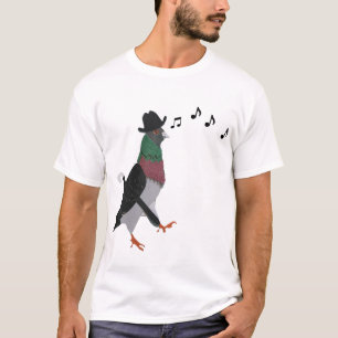 Pigeon Über Town Funny T-Shirt