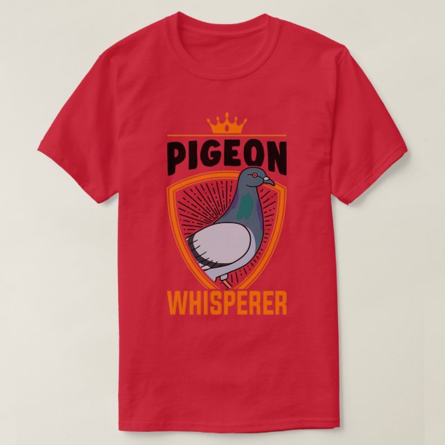 Pigeon Whisperer Fancier Carrier 2 T-Shirt (Design vorne)