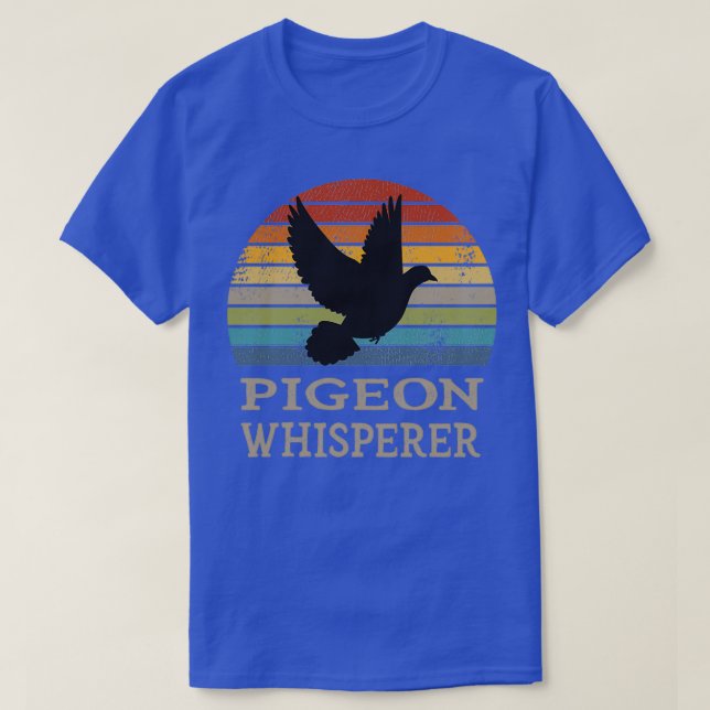 Pigeon Whisperer Retro 3 T-Shirt (Design vorne)