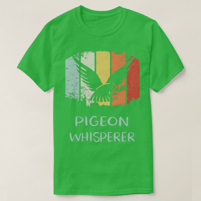 Pigeon Whisperer Retro 4 T-Shirt (Design vorne)