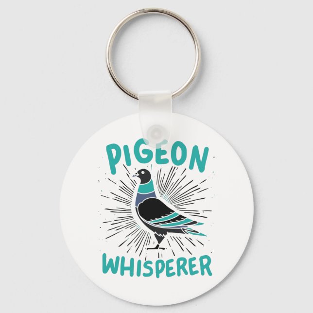 Pigeon Whisperer Schlüsselanhänger (Vorderseite)