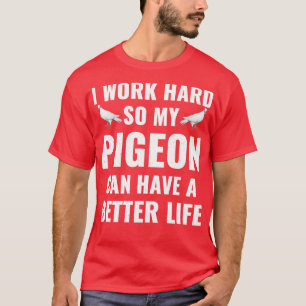 Pigeon Zucht Funny Bird Besitzer Vintage Taube Lo T-Shirt