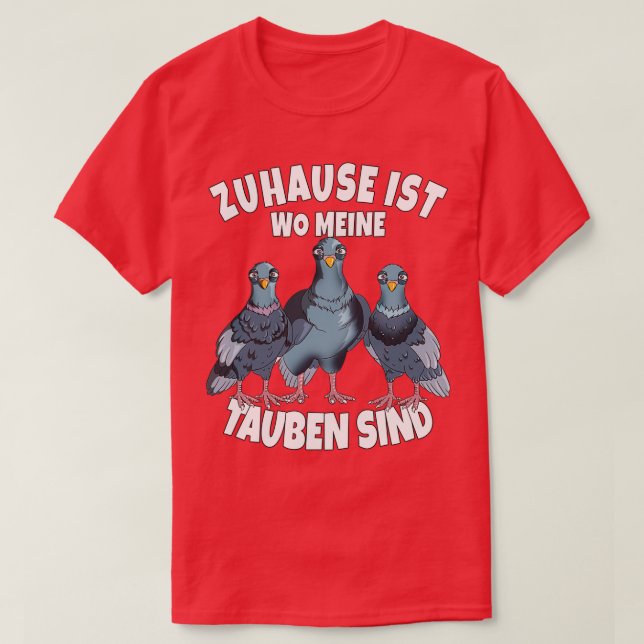 Pigeon Züchter Taubenzüchter Pigeon Ventilatorträg T-Shirt (Design vorne)