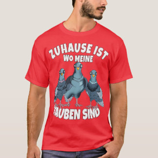 Pigeon Züchter Taubenzüchter Pigeon Ventilatorträg T-Shirt