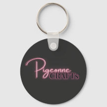 Pigeonne Crafts Logo– Schlüsselanhänger