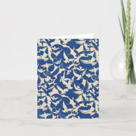 Pigeons in white and blue Rijksmuseum Amsterdam Karte