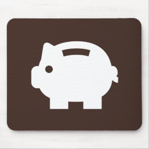 Piggy Bank-Piktogramm Mousepad