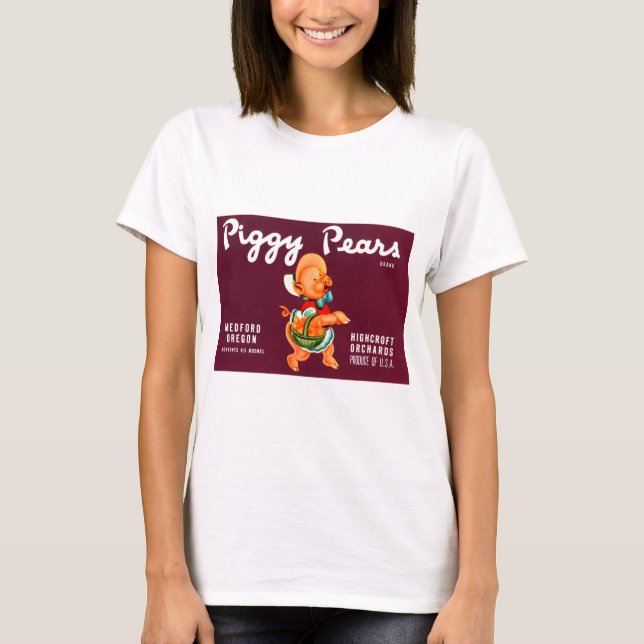 Piggy Birnen T-Shirt (Vorderseite)