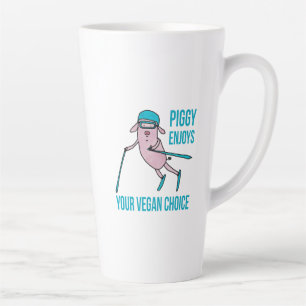 Piggy Enjoys Your Vegan Choice -  Milchtasse