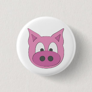 Piggy Face Button