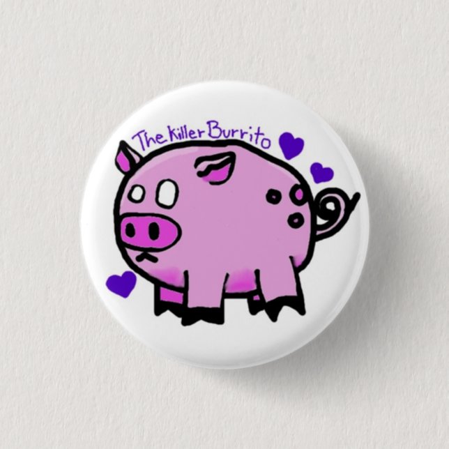 Piggy Knopf Button (Vorderseite)