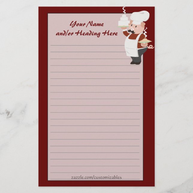 Piggy Koch Stationery Briefpapier (Vorderseite)