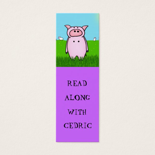 Piggy Lesezeichen (Vorderseite)