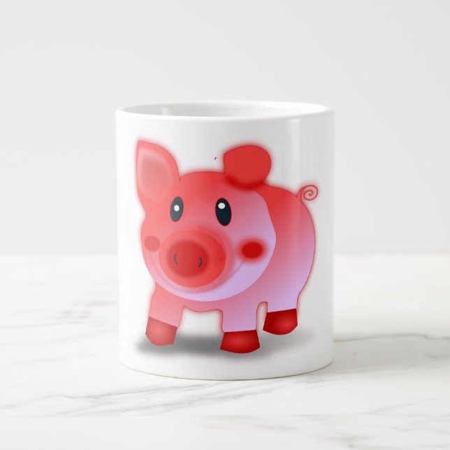 PIGGY PIGLET Jumbo-Tasse (Vorderseite)