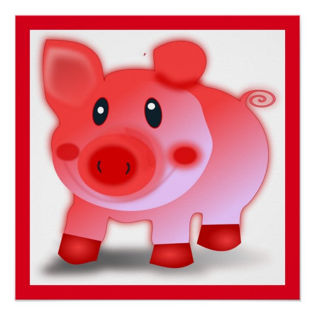 PIGGY PIGLET POSTER (Vorderseite)