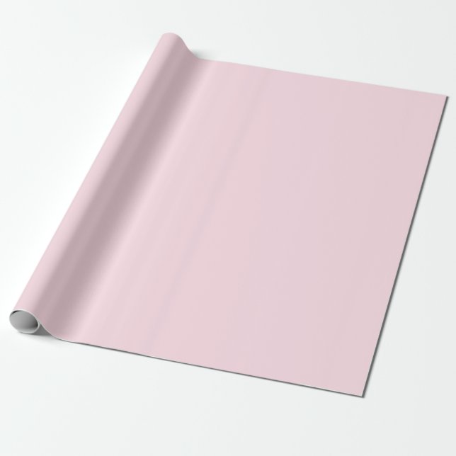 Piggy Pink Solid Color Geschenkpapier (Ungerollt)