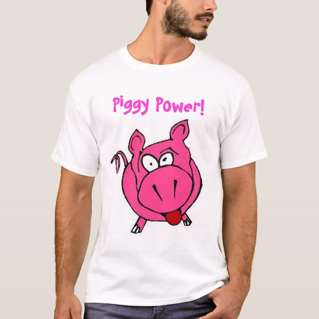 Piggy Power T-Shirt (Vorderseite)