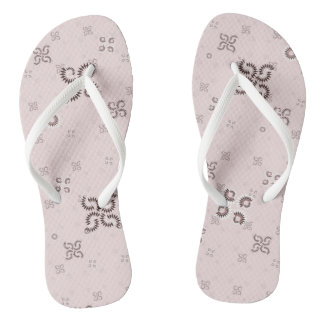 piggy rosa geometrisch flip flops