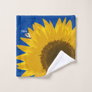 Piggy Sunflower Waschlappen