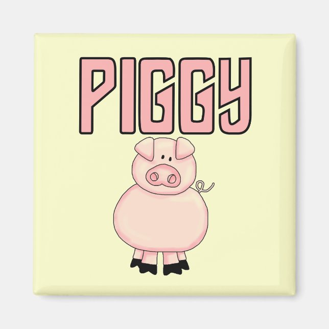 Piggy T - Shirts und Geschenke Magnet (Vorne)