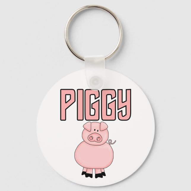 Piggy T - Shirts und Geschenke Schlüsselanhänger (Vorderseite)
