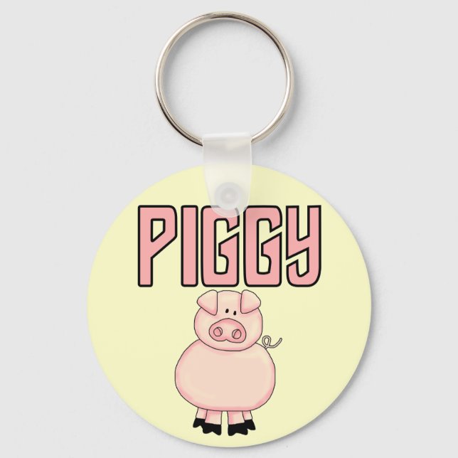 Piggy T - Shirts und Geschenke Schlüsselanhänger (Vorderseite)